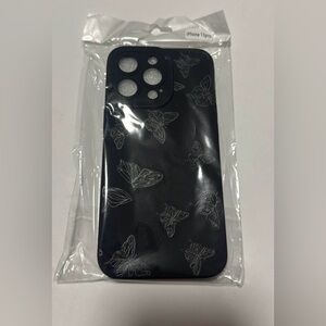 Black Butterfly iPhone 13 Pro Case